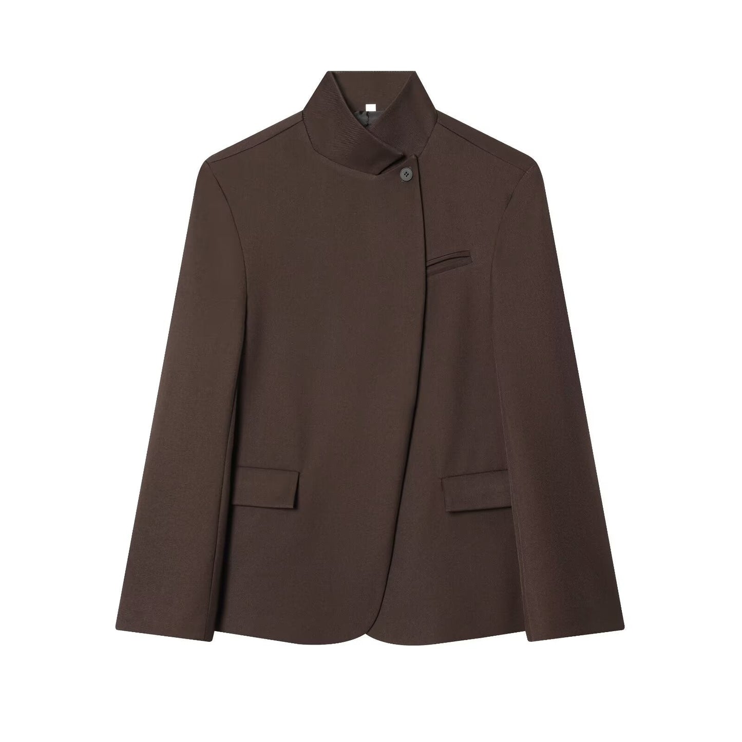 Women's casual stand collar Blazer Coat