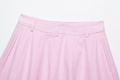 2026 Women's slim versatile A-line culottes