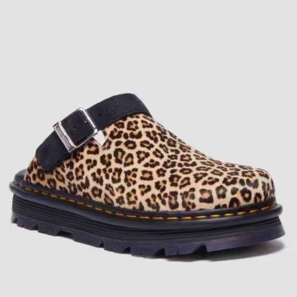 2026 women's new platform sandals and slippers plus size half-enclosed slippers have a shoe box