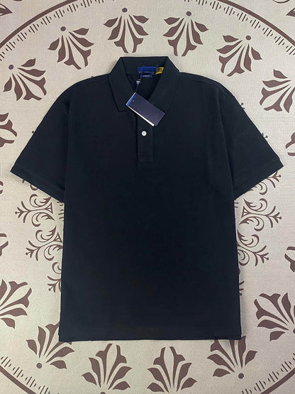 women's new Joker Couple style cotton beaded fabric embroidered POLO shirt