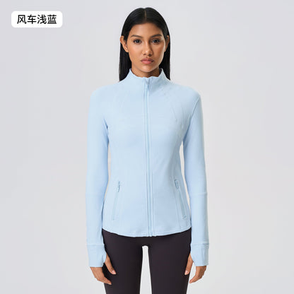 LU  Autumn and Winter New Stretch Running Fitness Yoga Long Sleeve Jacket