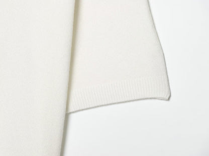 2026 Women's basic style short sleeved knitted sweater