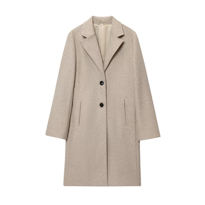 Women's loose soft textured jacket coat