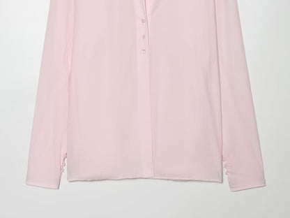 Women's bow decoration loose shirt
