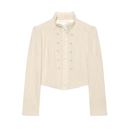 Women's layered decorative short Blazer Coat