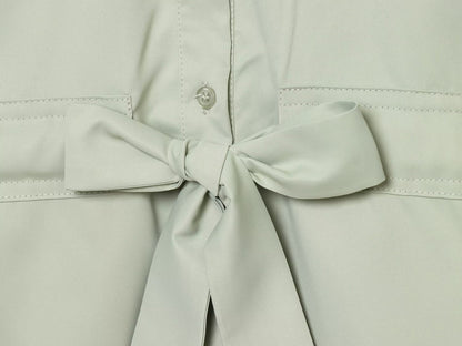 Women's With Belt shirt style jumpsuit