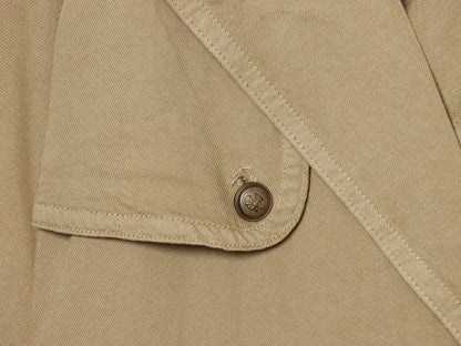 Women's with Belt Lapel short windbreaker Coat