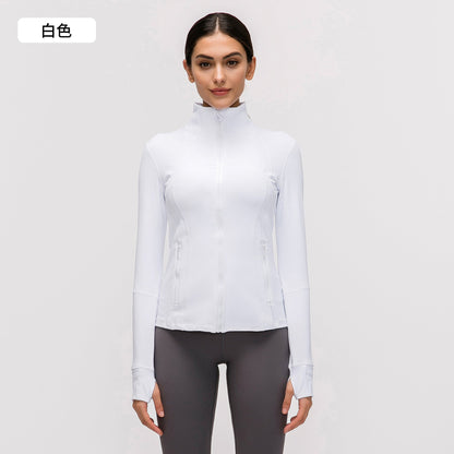 LU  Autumn and Winter New Stretch Running Fitness Yoga Long Sleeve Jacket