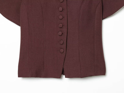 Women's new lace patchwork short sleeved Blazer top