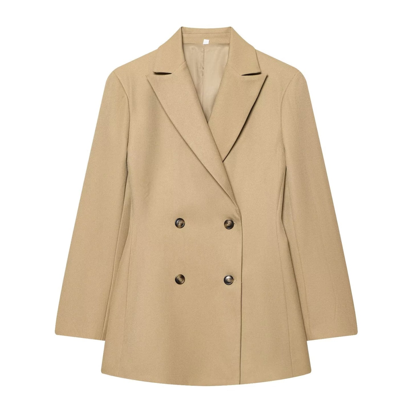 suit Women's 2 pieces slim double breasted Blazer Coat +Pants