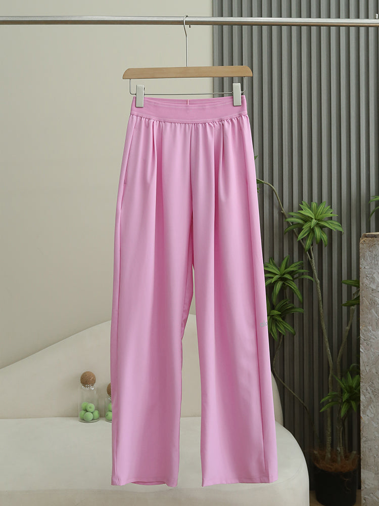 Ladies' New Yoga High Waist Ladies' Yoga Casual Straight Pants