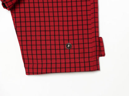 Women's standing collar plaid pilot jacket Coat
