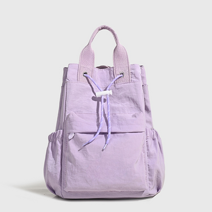 Women's new casual fashion large-capacity drawstring backpack