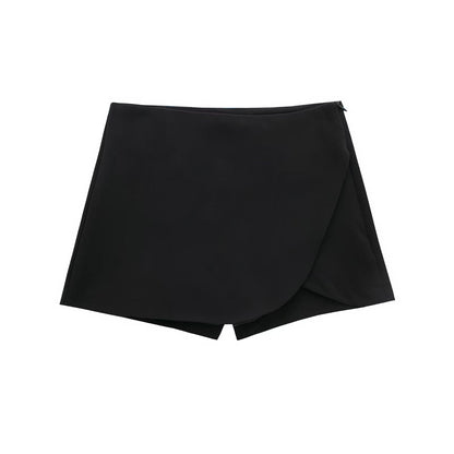 Women's multi-color slim high waisted culottes