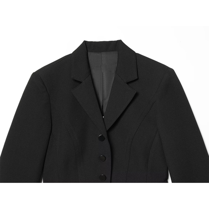 Women's slim single breasted short Blazer Coat
