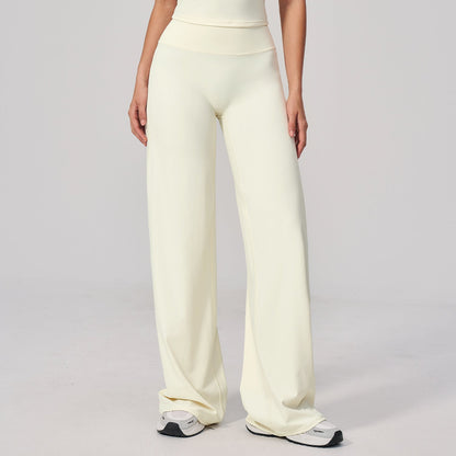 Women's new loose high-waisted wide-leg sweatpants