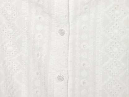 Women's hollow embroidery mini dress