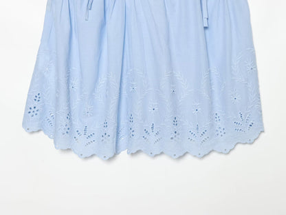 suit Women's 2 pieces embroidered suspender top+shorts