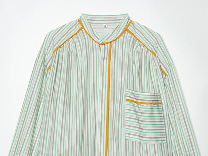 suit Women's 2 pieces casual sleepwear style striped shirt+Pants