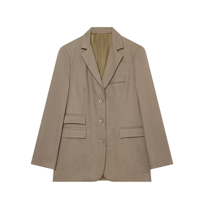 Women's flip cover decoration loose Blazer Coat