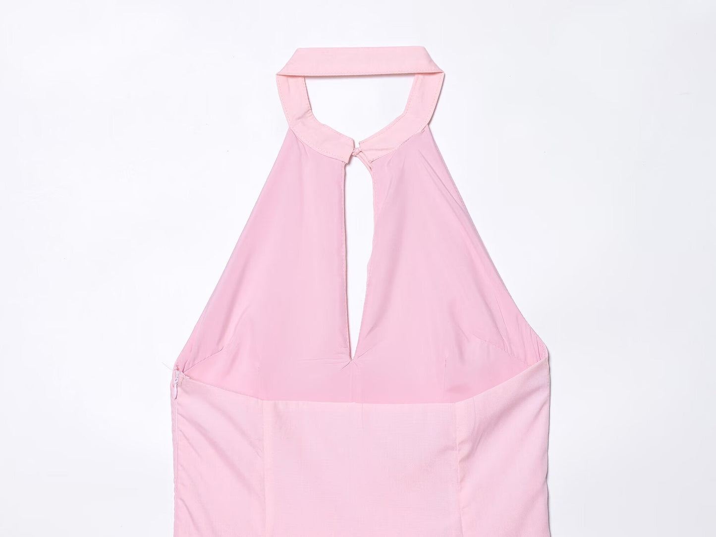 Women's backless halter neck mini dress