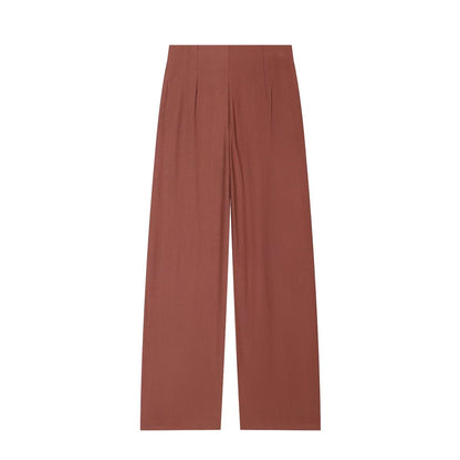 suit Women's 2 pieces bow decoration Wrapping style pants + Hanging neck top