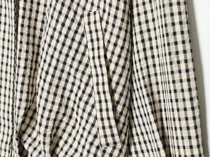 Women's casual plaid pilot jacket Coat