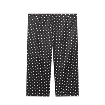 suit Women's 2 pieces With Belt polka dot shirt style Coat+Pants