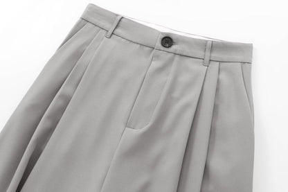2026 Women's Loose Casual Double Pleat Pants