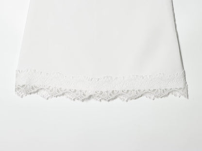 Women's lace hem slim Shorts Skirts