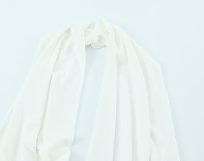 Women's pleated Hanging neck collar top