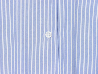 Women's knot decoration striped shirt style dress