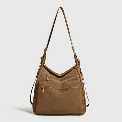 Women's new fashion leisure zipper multi-pocket crossbody bag