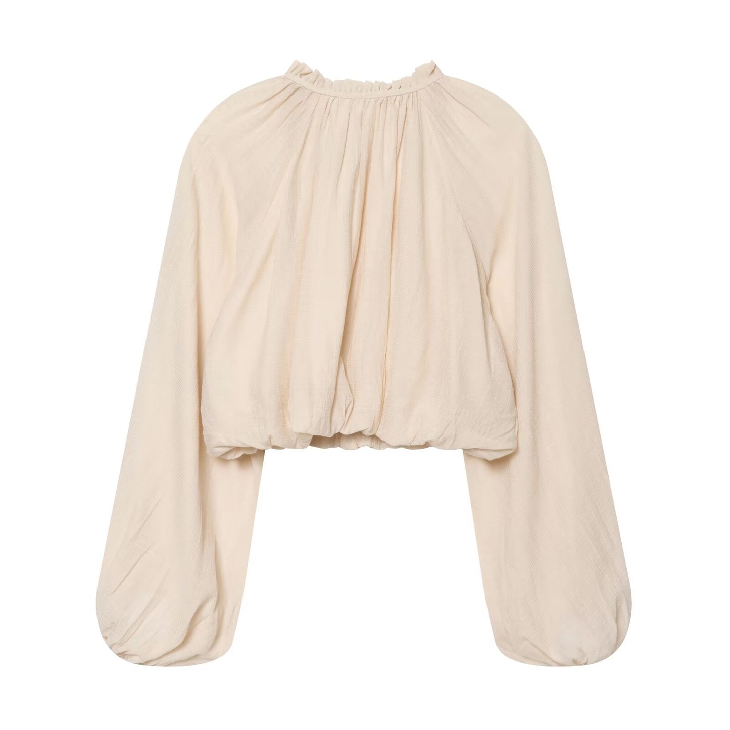 suit Women's 2 pieces bow decoration lantern sleeve top+Skirts
