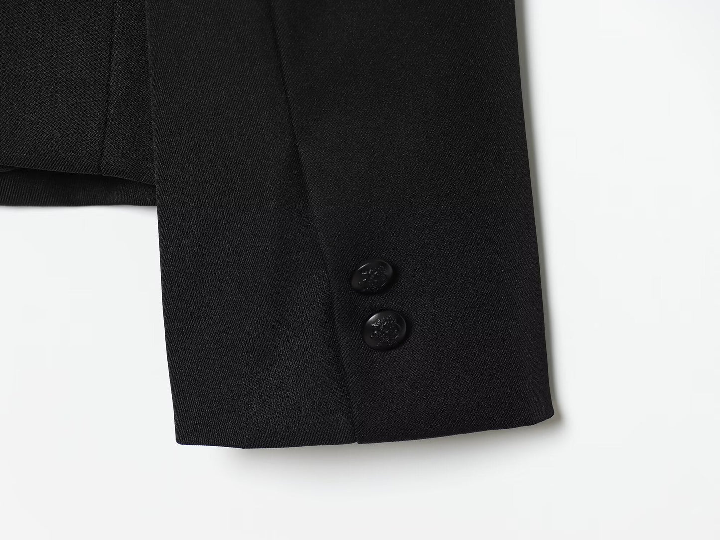 Women's breasted decorative high neck Blazer Coat