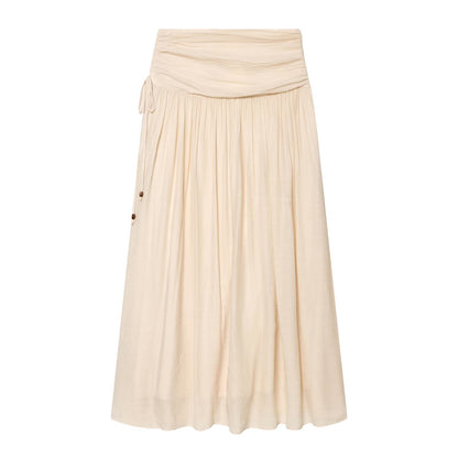 suit Women's 2 pieces bow decoration lantern sleeve top+Skirts