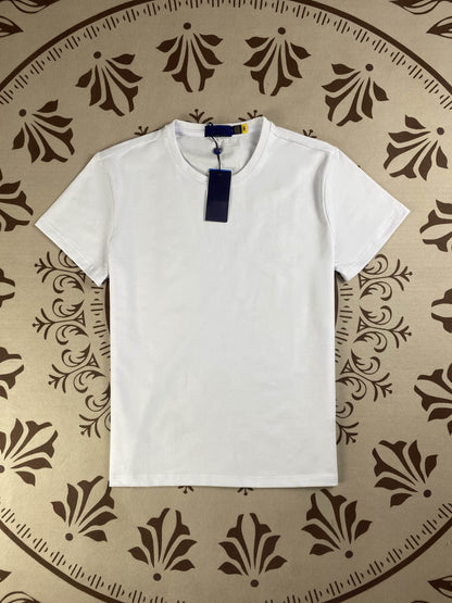 Men and Women with The Same New Fashion Joker Casual Cotton T-shirt with Short Sleeves and Round Neck.