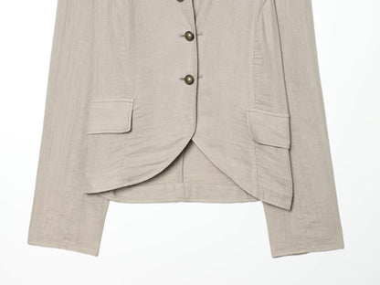 Women's slim double breasted Blazer Coat