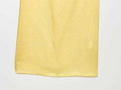 Women's satin textured polka dot MIDI dress