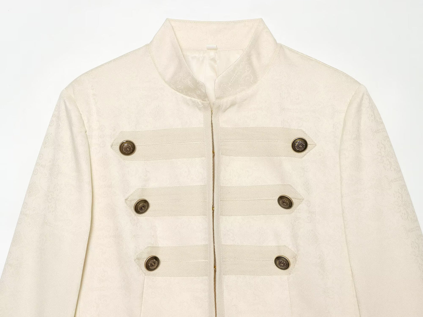 Women's button decoration slim Coat