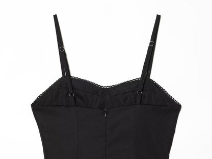 Women's strapless suspender puffy dress