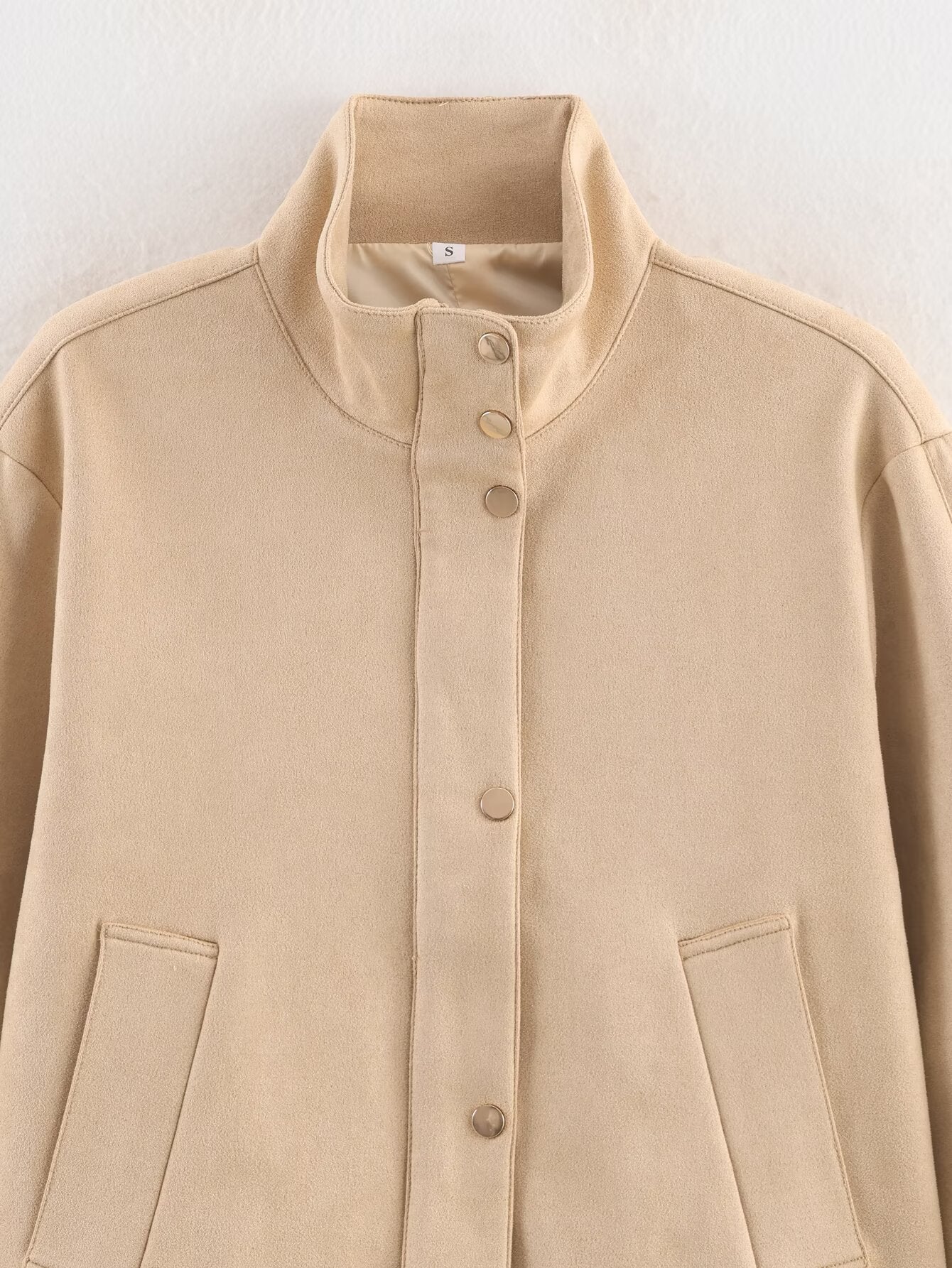 Women 2025 New Fashion Suede Jacket