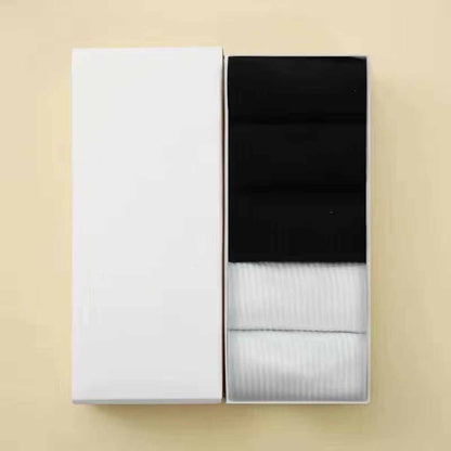Women's new pure cotton odor-resistant running mid-calf socks