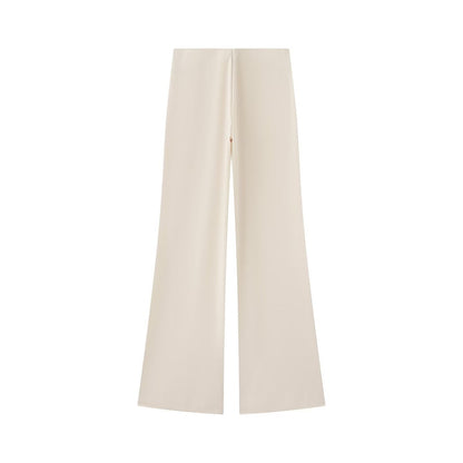 suit Women's 2 pieces backless design round neck top+Pants