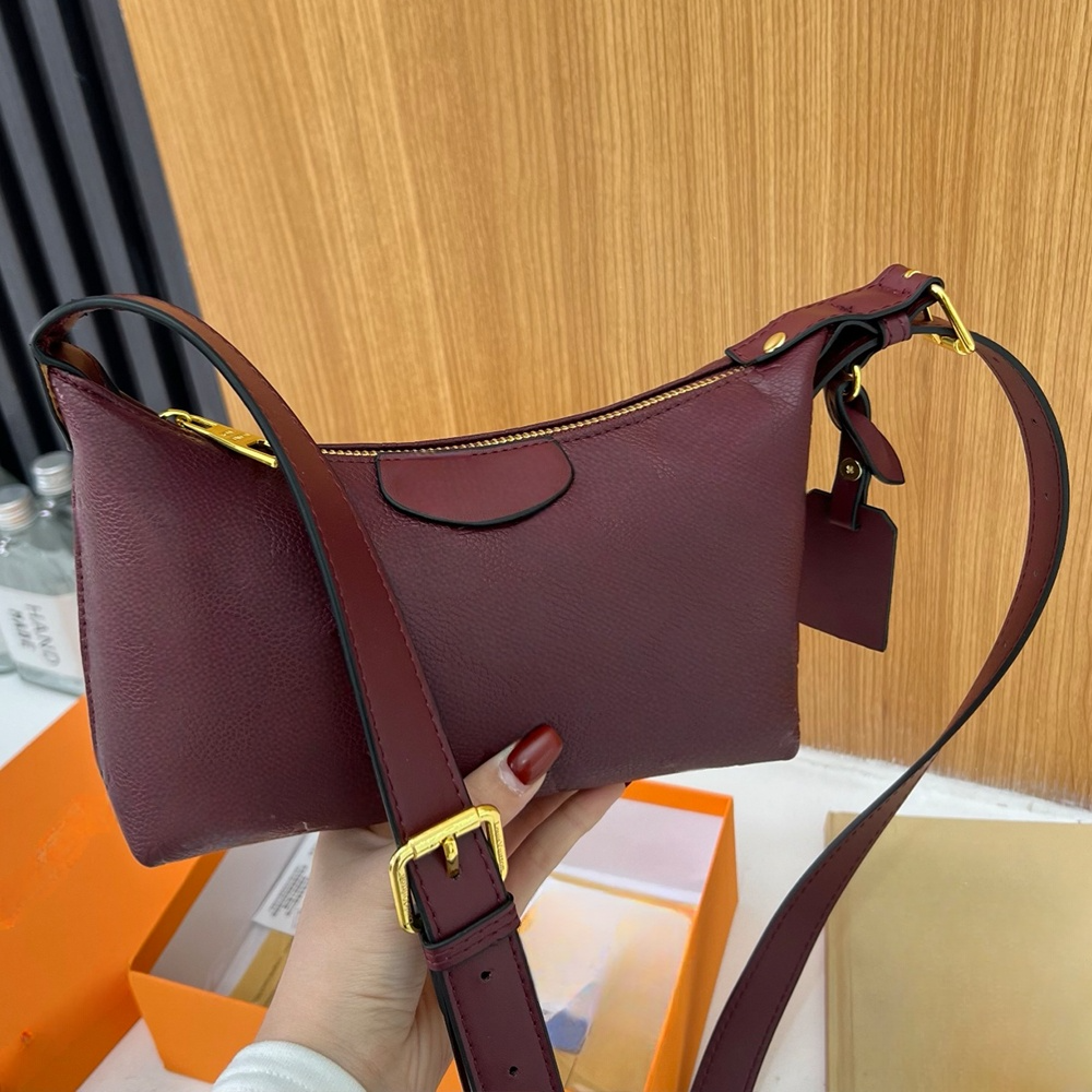 Women's new fashion zipper slung shoulder bag