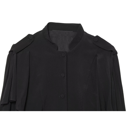 Women's casual short high O Neck shirt