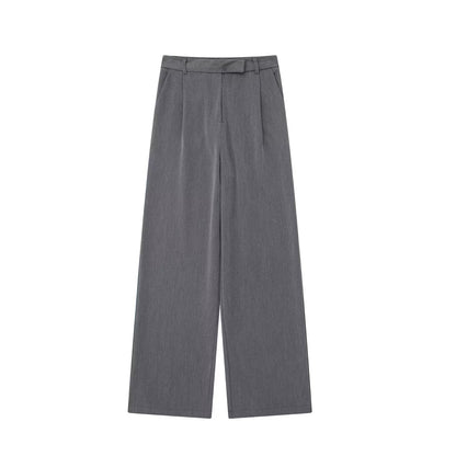 Women's pleated casual wide leg pants