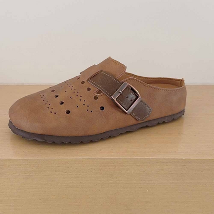 2026 women's new soft-soled hollow design slippers have a shoe box