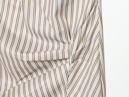 Women's striped lace mini dress
