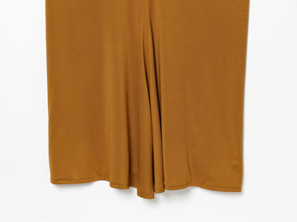 Women's heart-shaped collar slim pleated dress